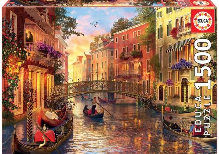 Puzzle Coucher de soleil à Venise – 1500 pièces
