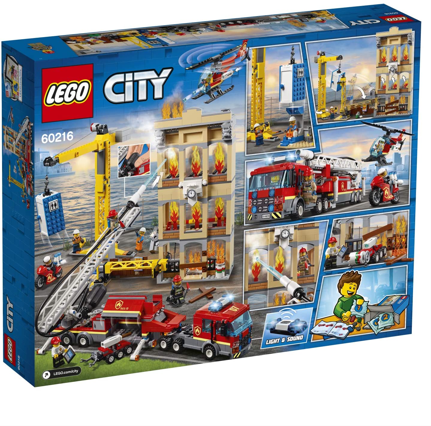 LEGO City Les Pompiers du Centre-Ville – 60216