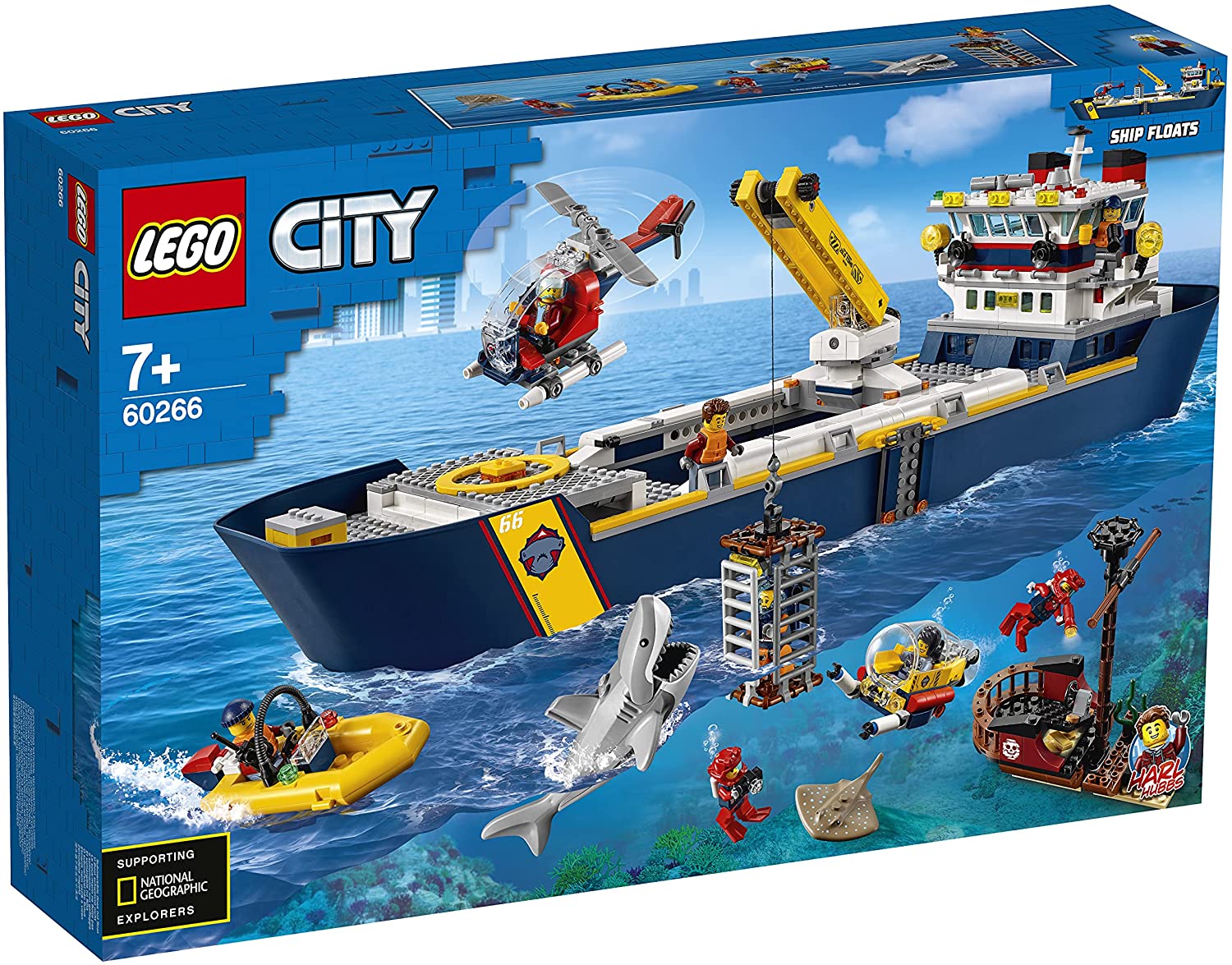 LEGO City Le Bateau d’Exploration océanique – 60266