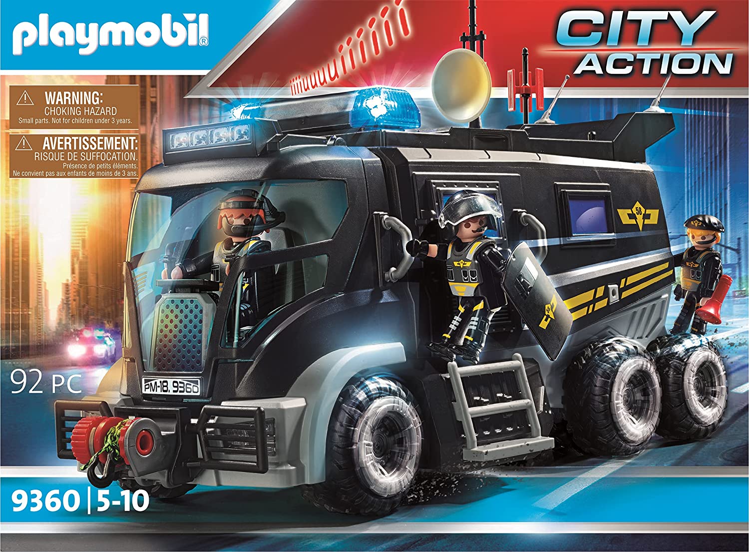 Playmobil Camion Policiers d’Élite – 9360