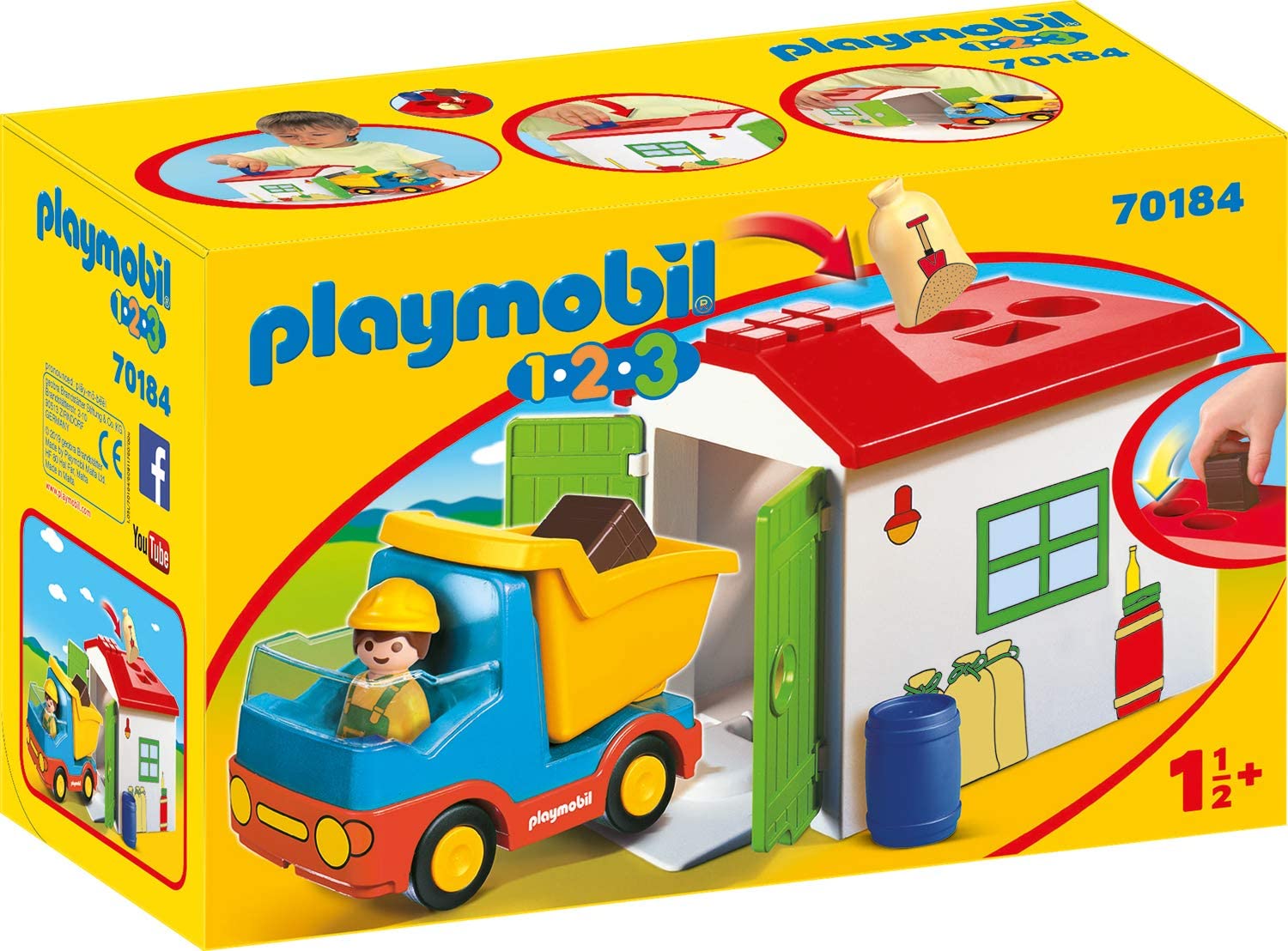 Playmobil Ouvrier avec Camion et Garage – 70184