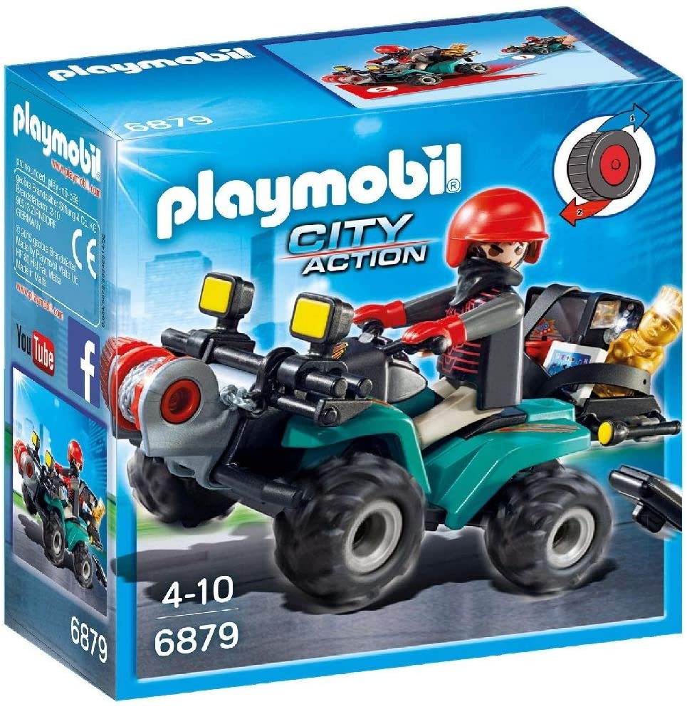 Playmobil Quad avec Treuil et Bandit – 6879