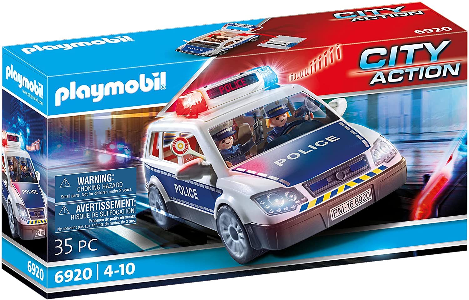 Playmobil Voiture de Policiers – 6920