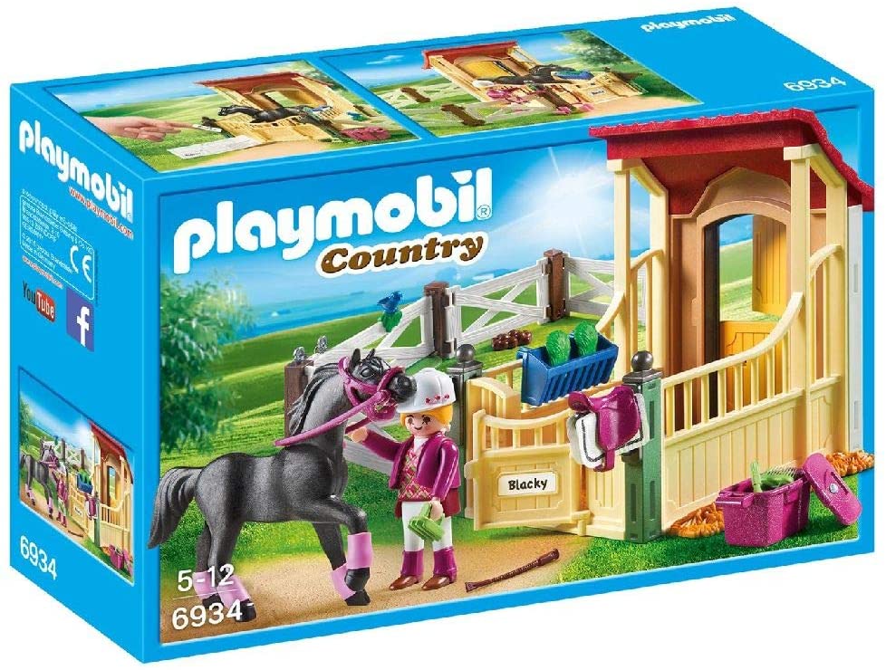 Playmobil Box avec cavalière et pur-sang – 6934