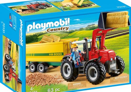 Playmobil Grand tracteur avec remorque – 70131