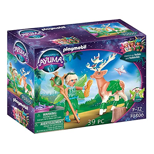 PLAYMOBIL 70806 Forest Fairy avec animal préféré - Adventures of Ayuma- Adventures of Ayuma- Place à la magie fée