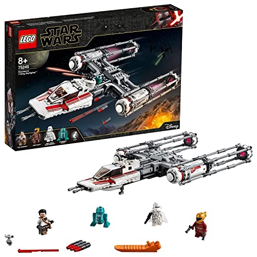 LEGO 75249 Star Wars Y-Wing Starfighter de la Résistance, Set de Construction, Collection de L'Ascension de Skywalker