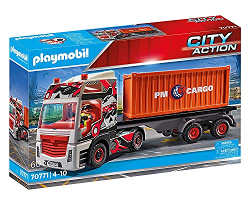 PLAYMOBIL 70771 Camion de Transport - City Action- Le Cargo- Camion véhicule