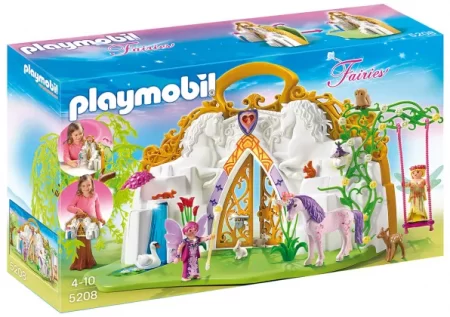 Playmobil Fairies Parc enchanté des fées et licorne transportable – 5208