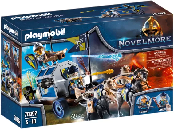 Playmobil Char du trésor des chevaliers Novelmore – 70392