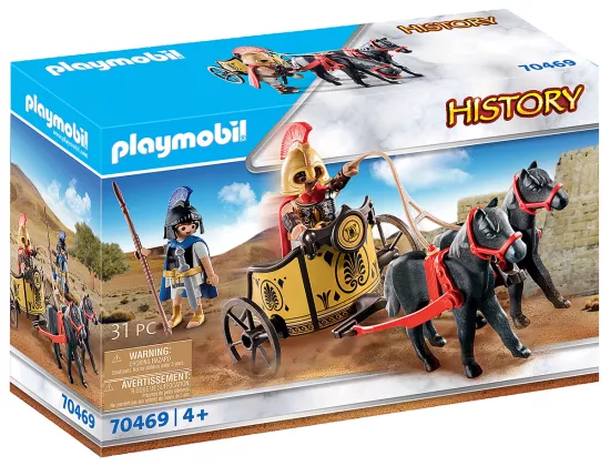 Playmobil History Achille et Patrocle avec char – 70469
