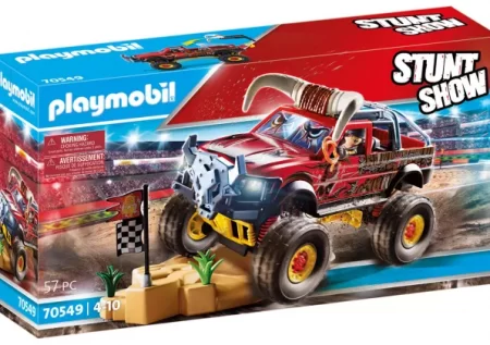 Playmobil Stunt Show 4×4 de cascade Taureau – 70549