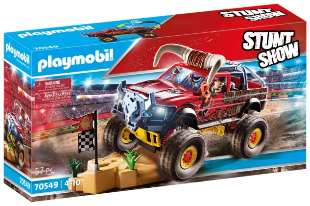 Playmobil Stunt Show 4×4 de cascade Taureau – 70549