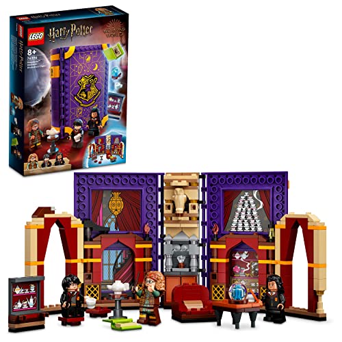 LEGO 76396 Harry Potter Poudlard : Le Cours De Divination, Livre, Jouet à Collectionner, Minifigurine Professeur Trelawney, pour Filles et Garçons
