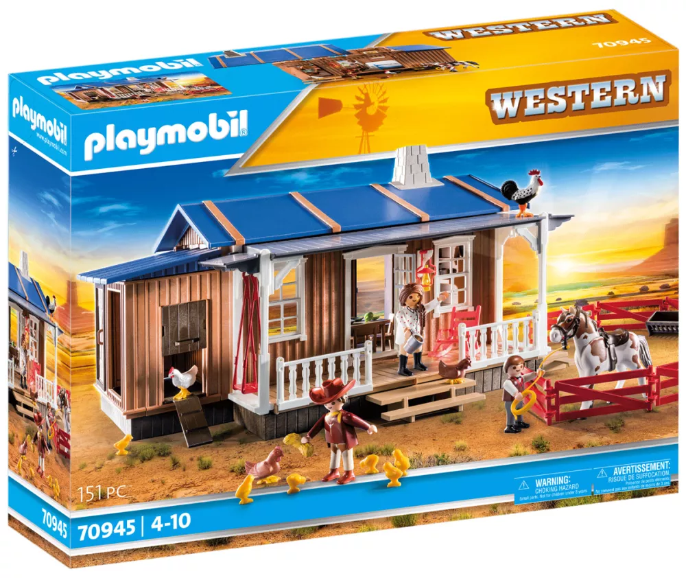 PLAYMOBIL Western Ferme du Far-West – 70945