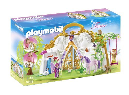 Playmobil - 5208 - Figurine - Parc Enchanté des Fées Et Licorne Transportable