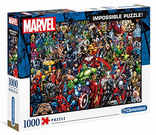 Clementoni - 39411 - Impossible Puzzle - Marvel Universe - 1000 Pièces